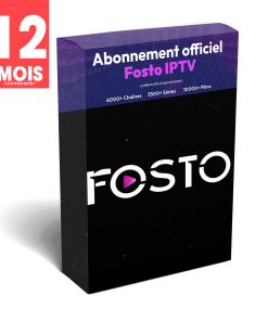 Fosto Iptv Code Abonnement 12 Mois – Fosto Tv